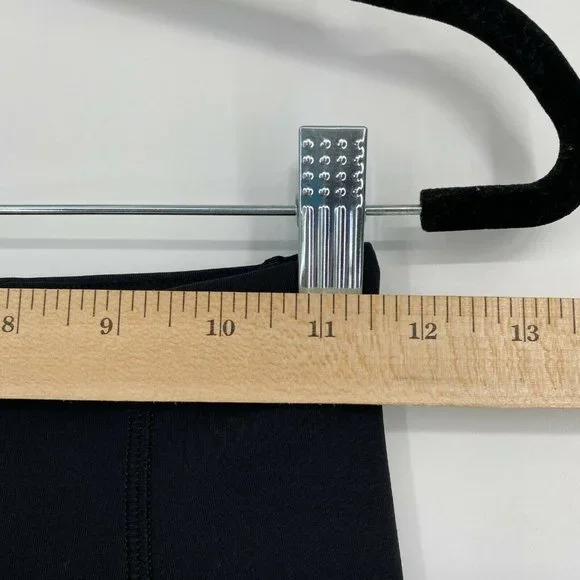 Lululemon All The Right Places Yoga Leggings Size 4 Mid Rise Stretch Crop Black - Picture 8 of 10